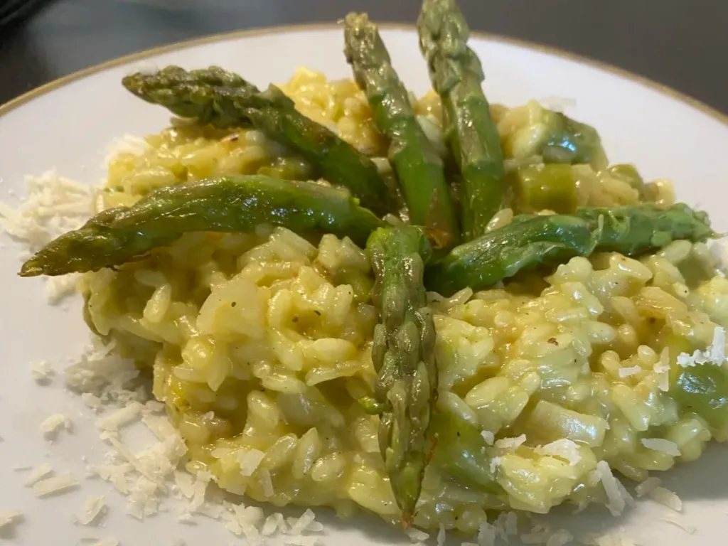 Hausgemachtes Risotto, frisch zubereitet